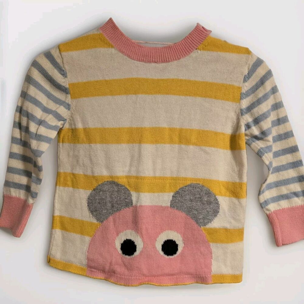 Stella McCartney Baby Girl Knit‎ Sweater Striped Miyse Size 9mos